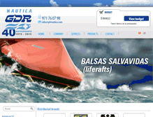 Tablet Screenshot of gdrnautica.com
